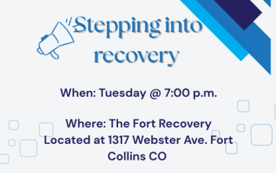 New Meeting!!! Stepping Into Recovery