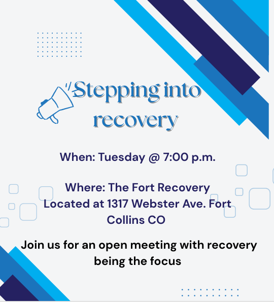 New Meeting!!! Stepping Into Recovery