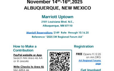 2025 Southwest Regional Forum Albuquerque, NM